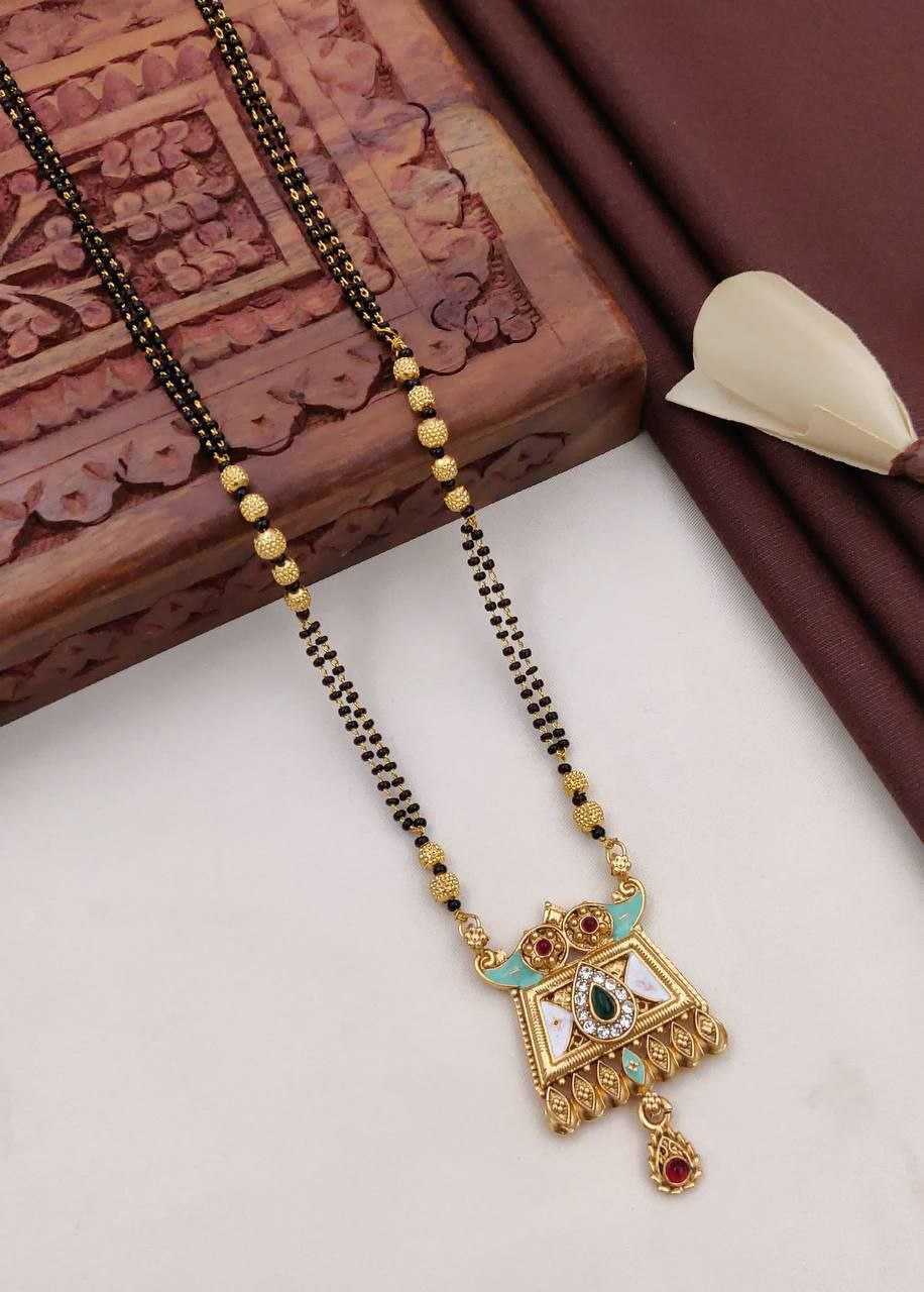 Ynf Fancy Womens Jewellery Wholesale Mangalsutras Gold Chains Matte Finish Jewelry Manufacturer