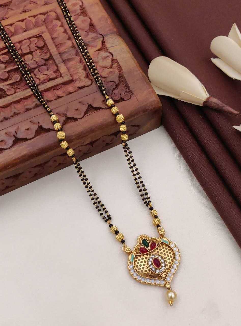 Ynf Fancy Womens Jewellery Wholesale Mangalsutras Gold Chains Matte Finish Jewelry Manufacturer