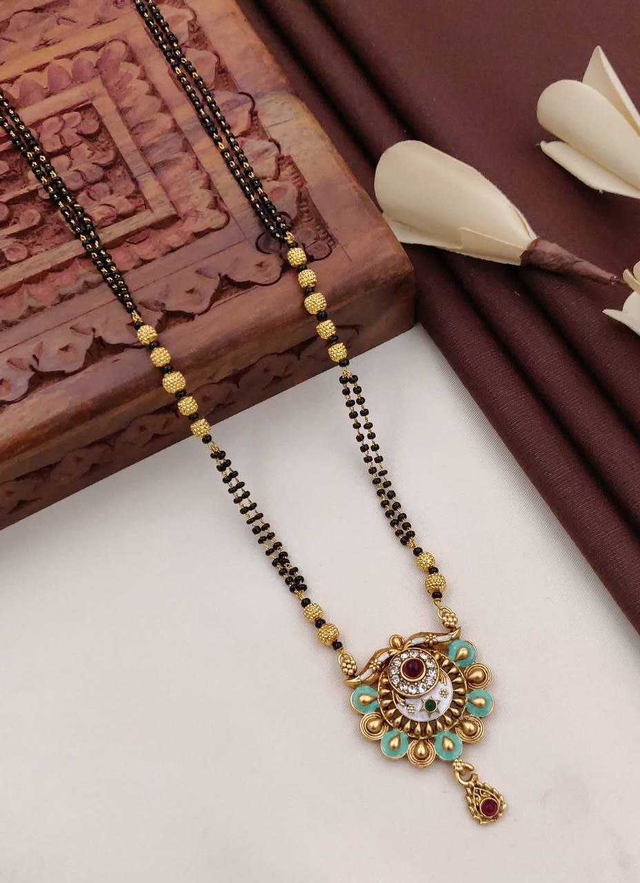Ynf Fancy Womens Jewellery Wholesale Mangalsutras Gold Chains Matte Finish Jewelry Manufacturer