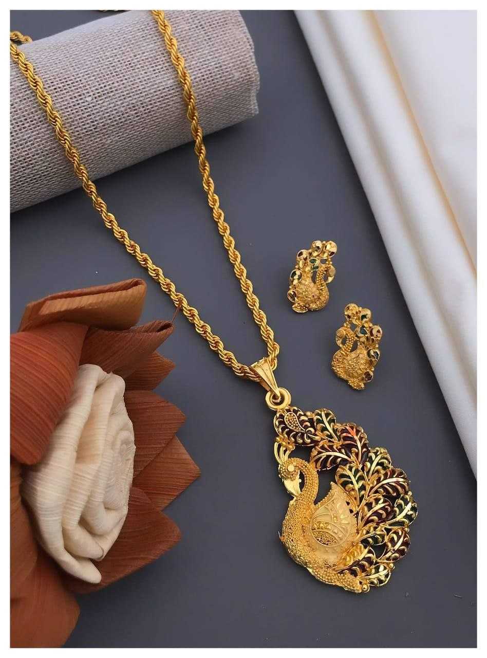 Ynf Fancy Womens Jewellery Wholesale Necklaces Set Golden Necklace Set Pendant Manufacturer