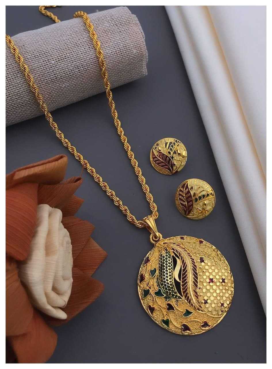 Ynf Fancy Womens Jewellery Wholesale Necklaces Set Golden Necklace Set Pendant Manufacturer