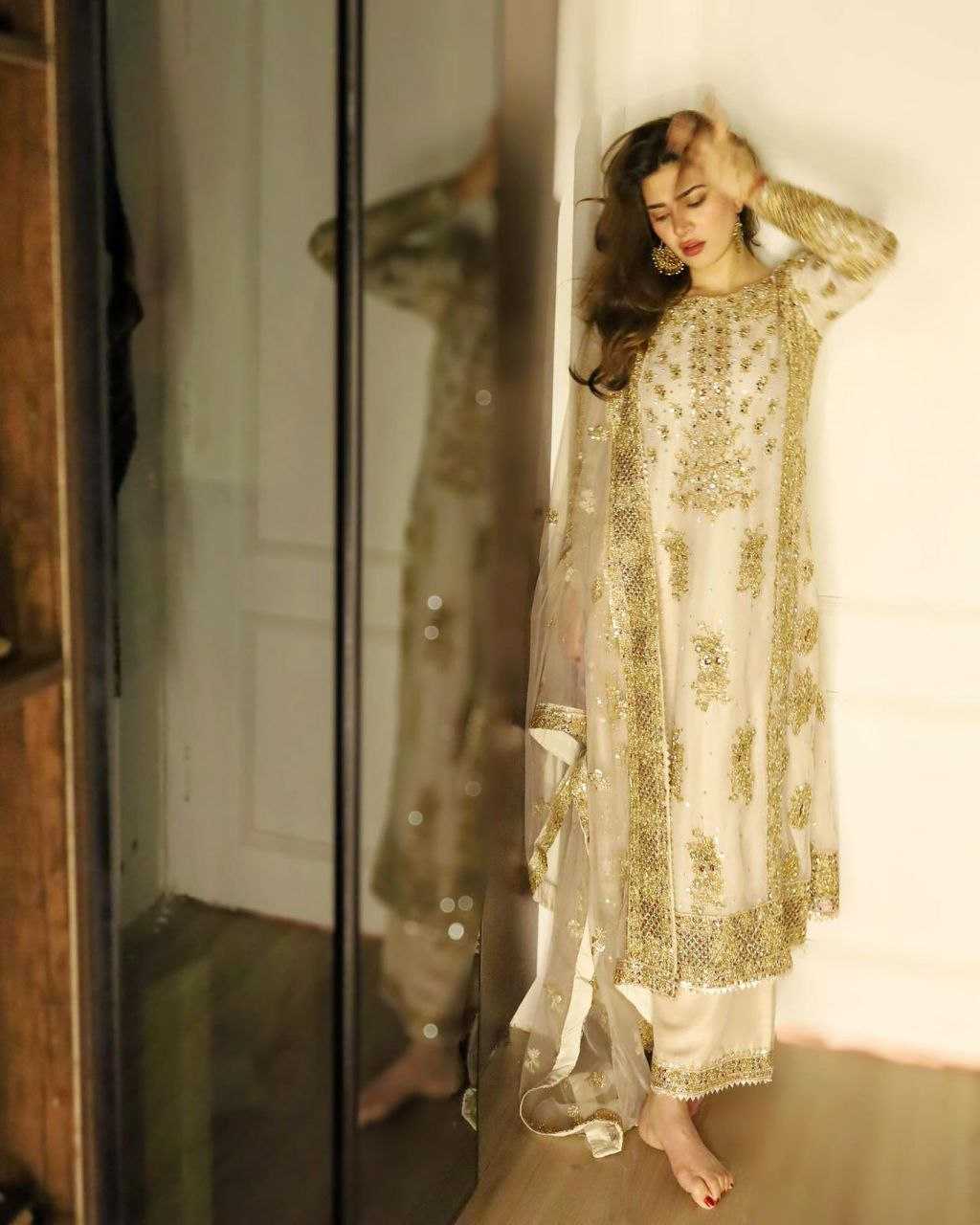 Ynf Faux Georgette KESH158 5050 Suits & Dresses Wedding Collections Festive Collections Wholesale Sharara Salwar Suits Georgette Suit Wedding Outfits Manufacturer