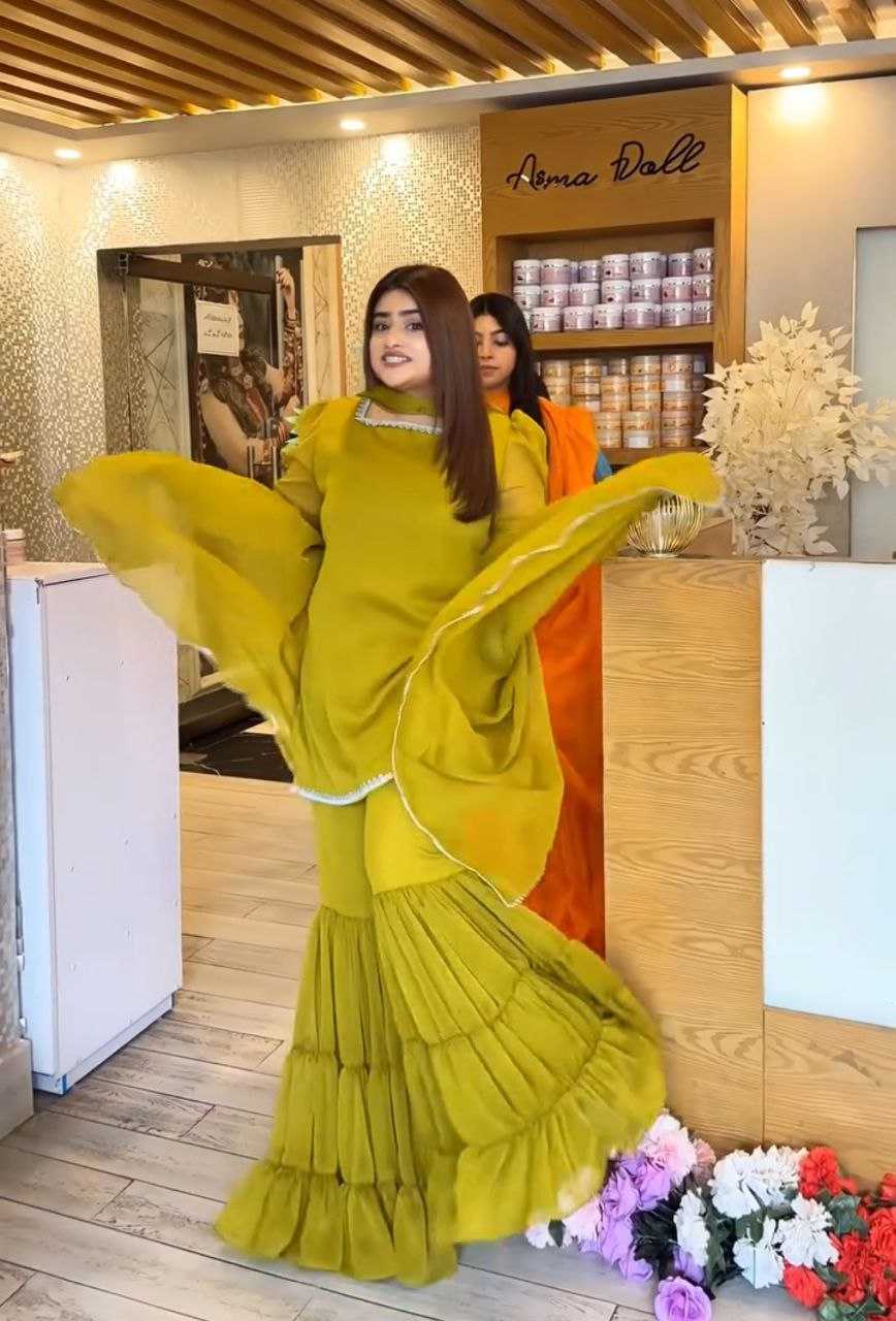 Ynf Faux Georgette KESH158 5053 Suits & Dresses Wedding Collections Festive Collections Wholesale Palazzo Suit Georgette Suit Party wear suits Manufacturer