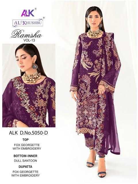 Ynf Faux Georgette KESH444 RAMSHA VOL-13 Suits & Dresses Wholesale Embroidery Suits Georgette Suit Wedding Suits Manufacturer