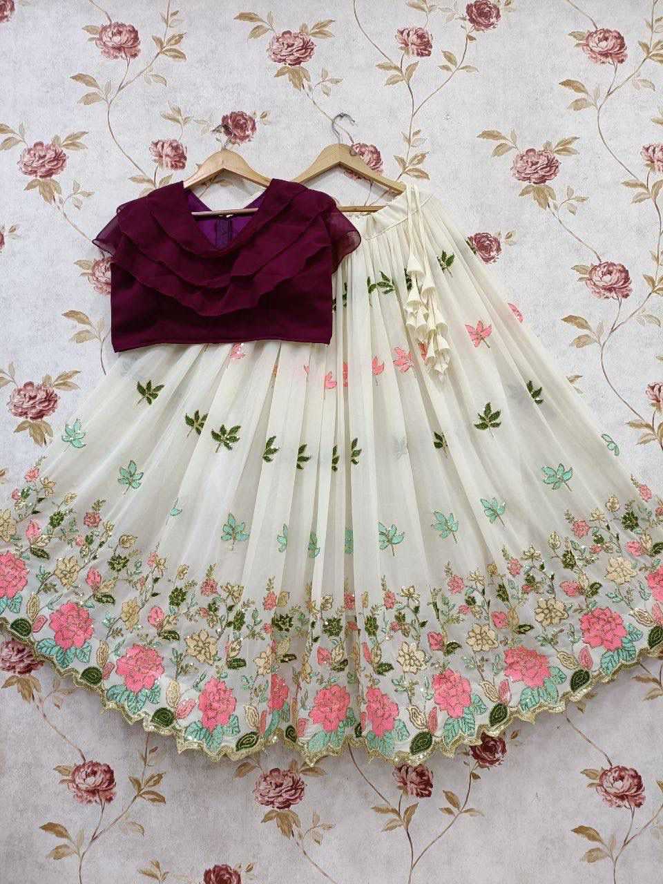 Ynf Faux Georgette KESH493 Cutie pie Kids Wear Wholesale Kids Lehenga Kids Lehenga Choli Baby Girl Lehenga Manufacturer
