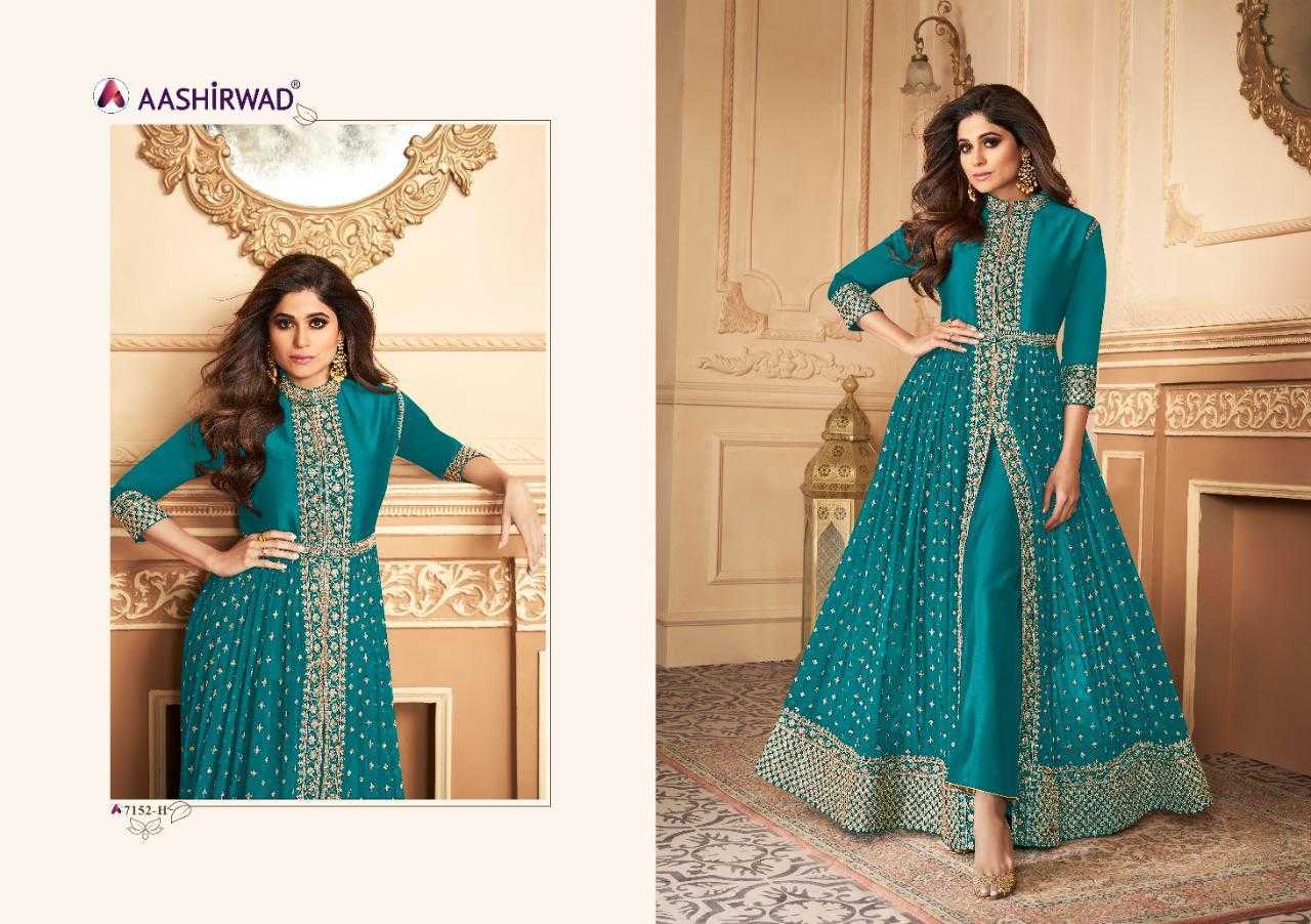 Ynf Faux Georgette KESH504 007152 Gowns Wedding Collections Festive Collections Wholesale Embroidery Gowns Georgette Gown Designer Gowns Manufacturer