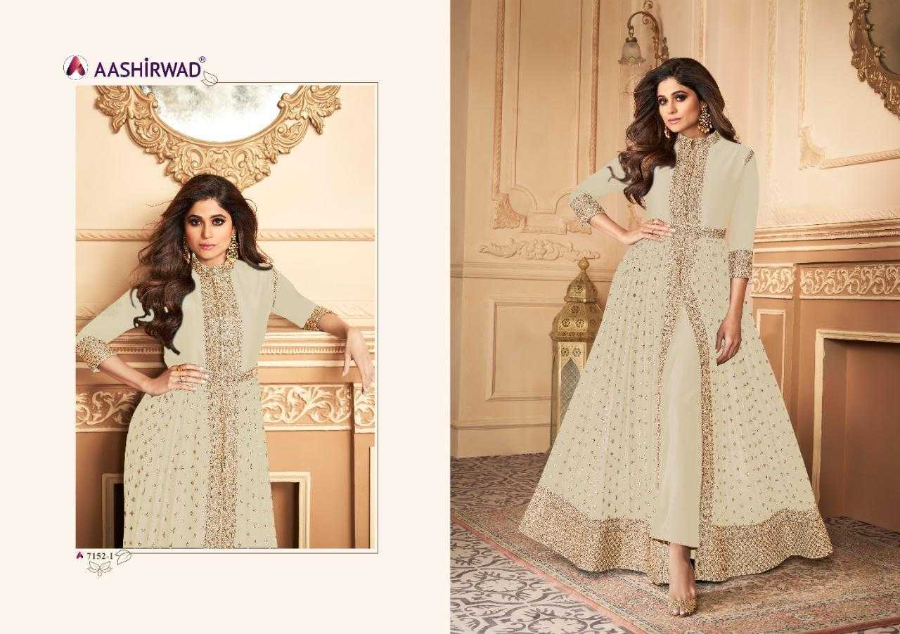 Ynf Faux Georgette KESH504 007152 Gowns Wedding Collections Festive Collections Wholesale Embroidery Gowns Georgette Gown Designer Gowns Manufacturer