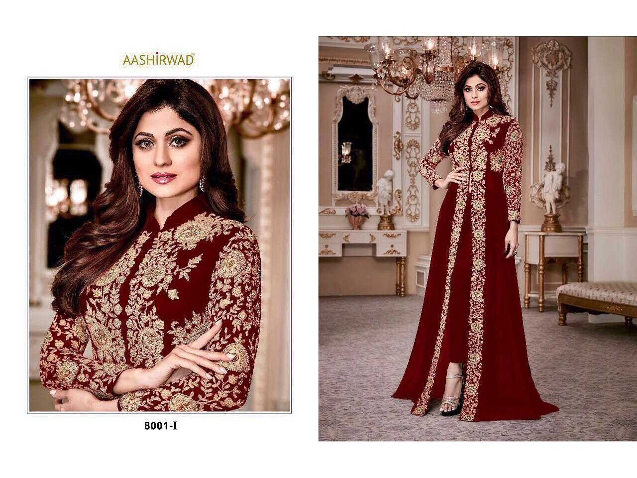 Ynf Faux Georgette KESH504 8001 Gowns Wedding Collections Bollywood Collections Wholesale Embroidery Gowns Georgette Gown Shamita Shetty Manufacturer