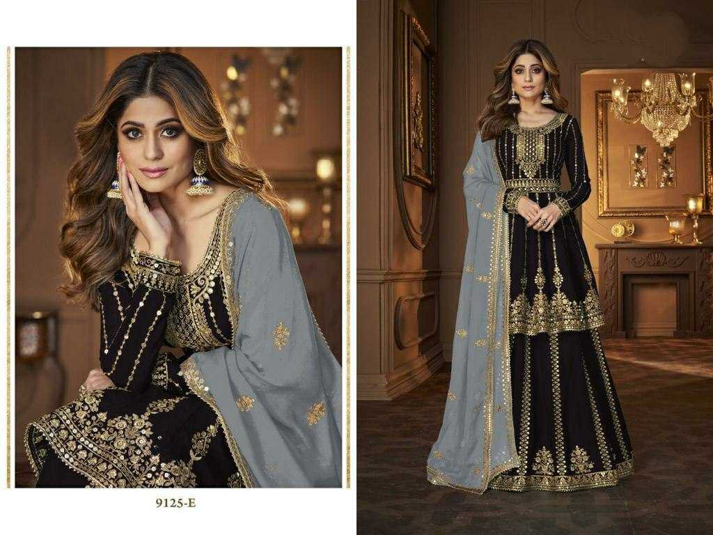 Ynf Faux Georgette KESH504 9125 Suits & Dresses Wholesale Ladies Suits Sharara Salwar Suits Embroidery Suits Party Wear Dresses Manufacturer
