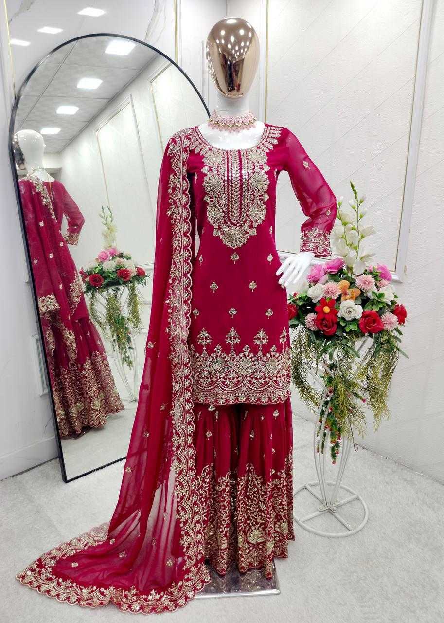 Ynf Faux Georgette KESH506 1171 Suits & Dresses Wholesale Ladies Suits Embroidery Suits Designer Suits Manufacturer