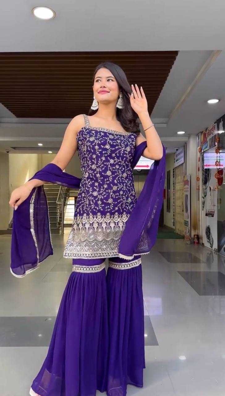 Ynf Faux Georgette RIN162 5855 Suits & Dresses Wholesale Ladies Suits Sharara Salwar Suits Bridal Wedding Dresses Manufacturer