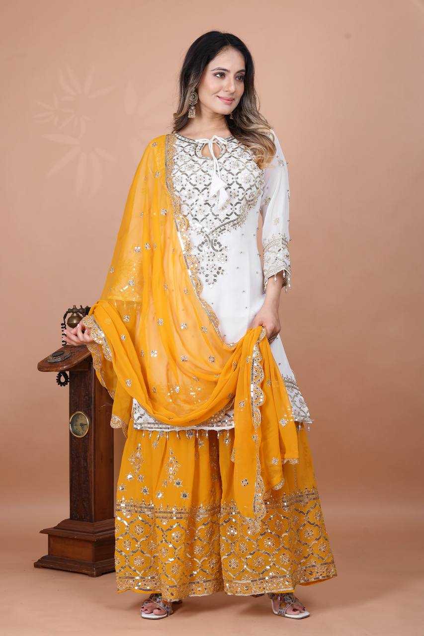 Ynf Faux Georgette RIN197 4764 Suits & Dresses Wholesale Embroidery Suits Palazzo Suit Designer Suits Manufacturer