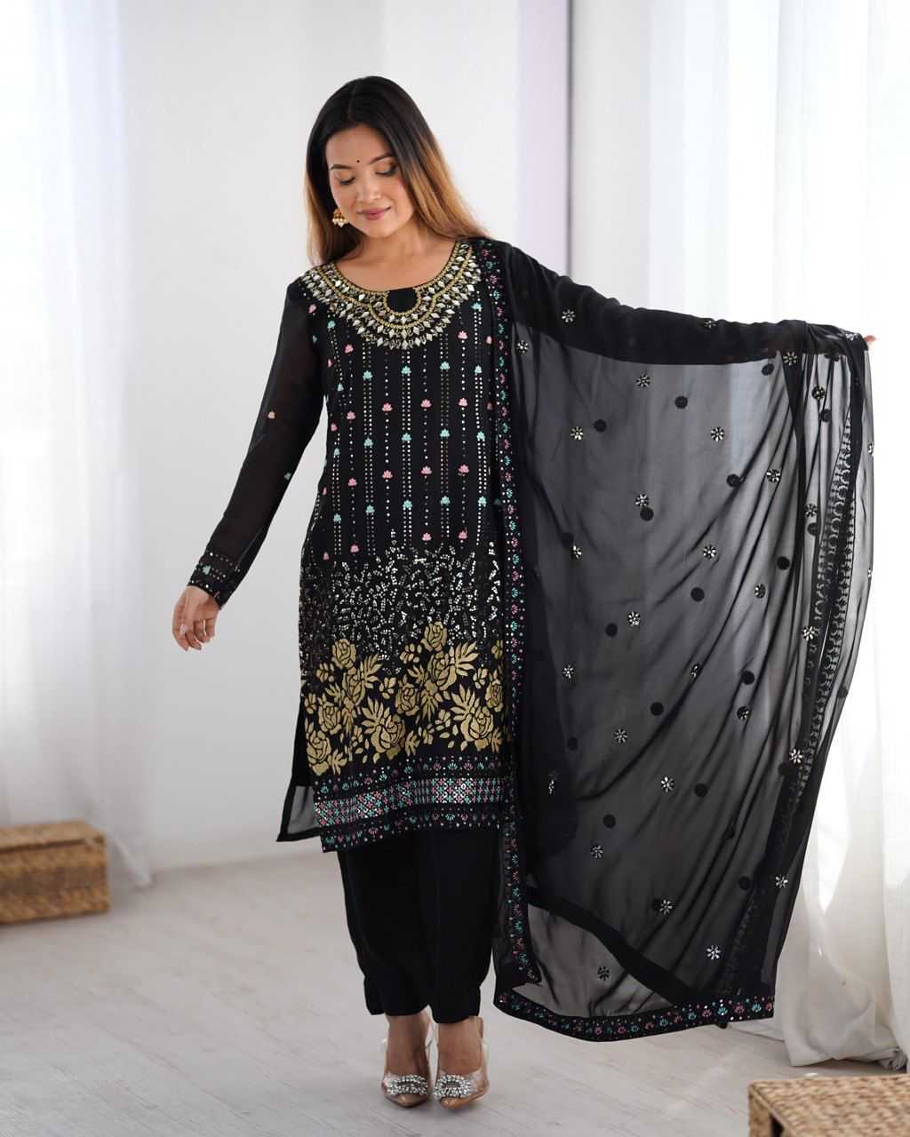 Ynf Faux Georgette RIN197 4813 Suits & Dresses Wholesale Party wear suits Bridal Suits Designer Suits Manufacturer