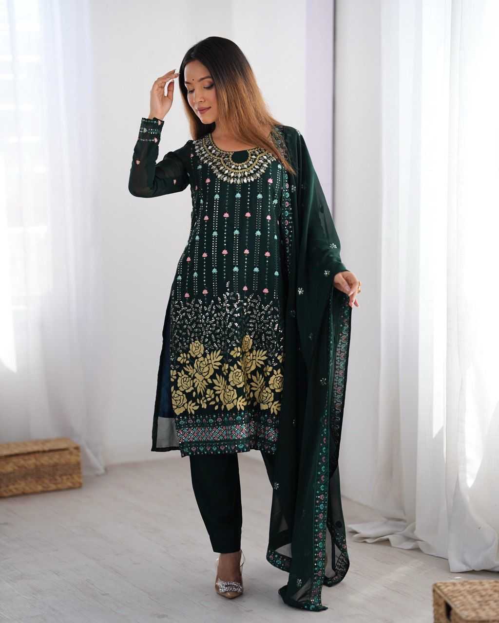 Ynf Faux Georgette RIN197 4813 Suits & Dresses Wholesale Party wear suits Bridal Suits Designer Suits Manufacturer