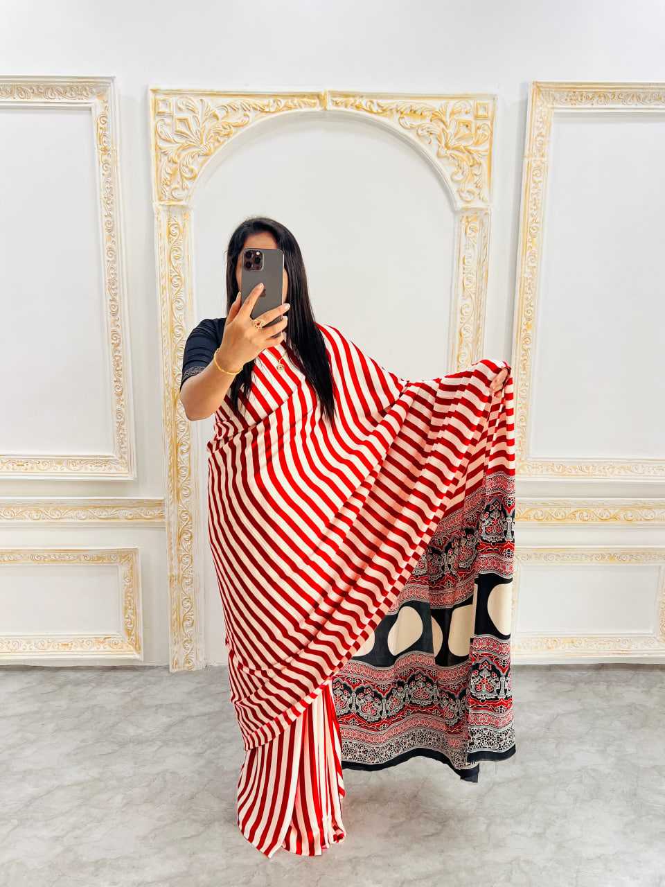 Ynf Gajji Silk RIN207 2204 Sarees Wedding Collections Festive Collections Wholesale Printed Sarees Silk Sarees Sarees With Blouse Manufacturer