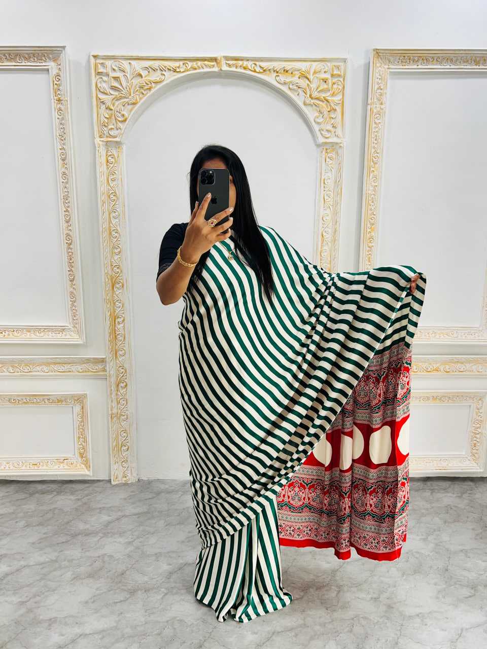 Ynf Gajji Silk RIN207 2204 Sarees Wedding Collections Festive Collections Wholesale Printed Sarees Silk Sarees Sarees With Blouse Manufacturer