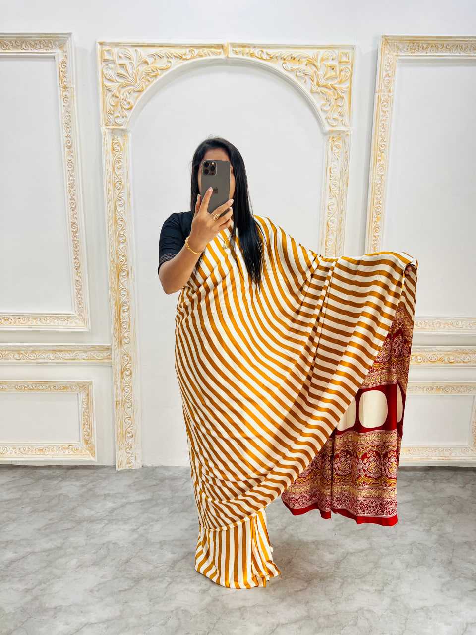 Ynf Gajji Silk RIN207 2204 Sarees Wedding Collections Festive Collections Wholesale Printed Sarees Silk Sarees Sarees With Blouse Manufacturer