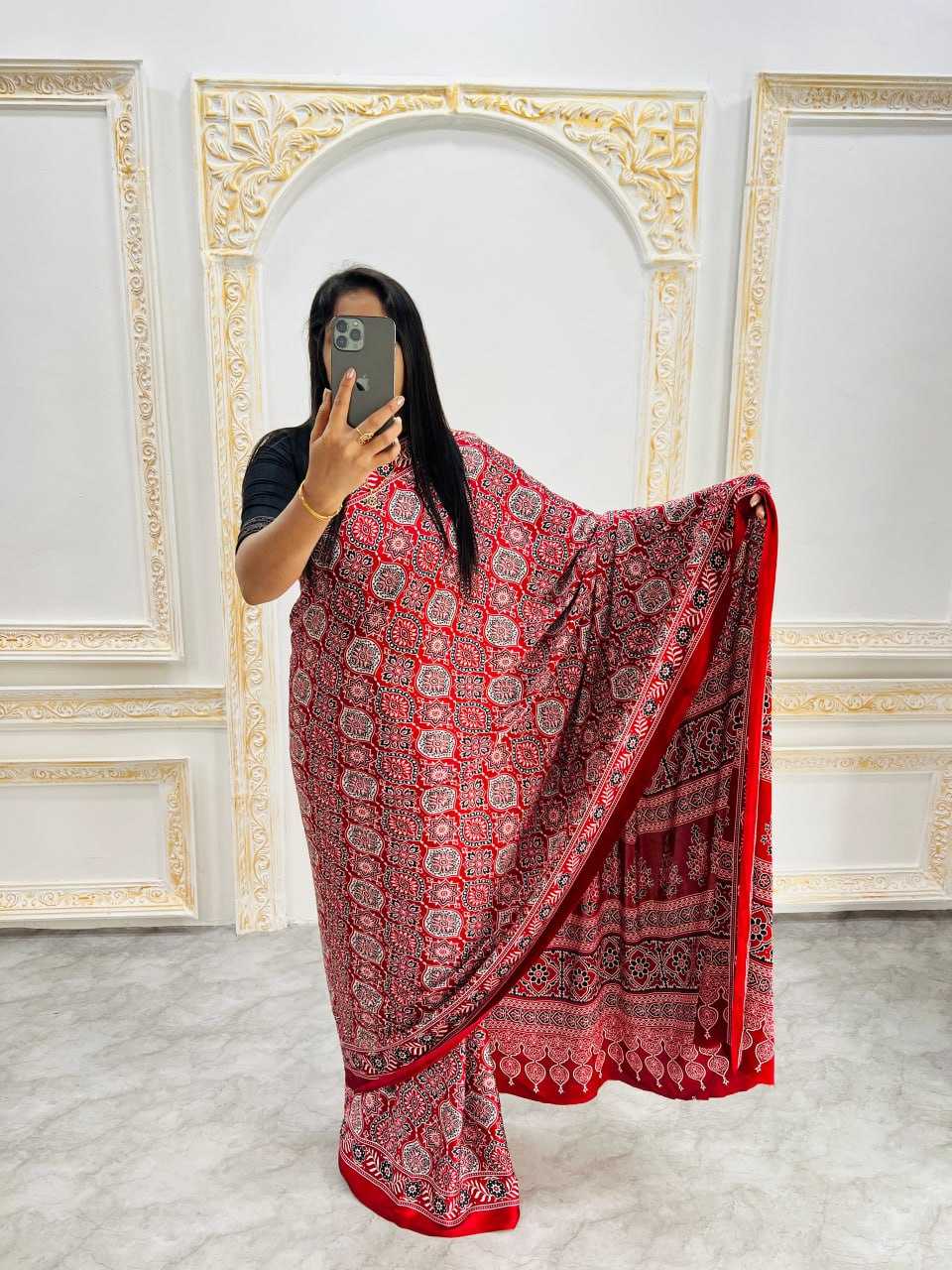 Ynf Gajji Silk RIN207 2215 Sarees Silk Sarees Wedding Collections Wholesale Ajrakh Sarees Gajji Modal Sarees Crepe Silk Saree Manufacturer