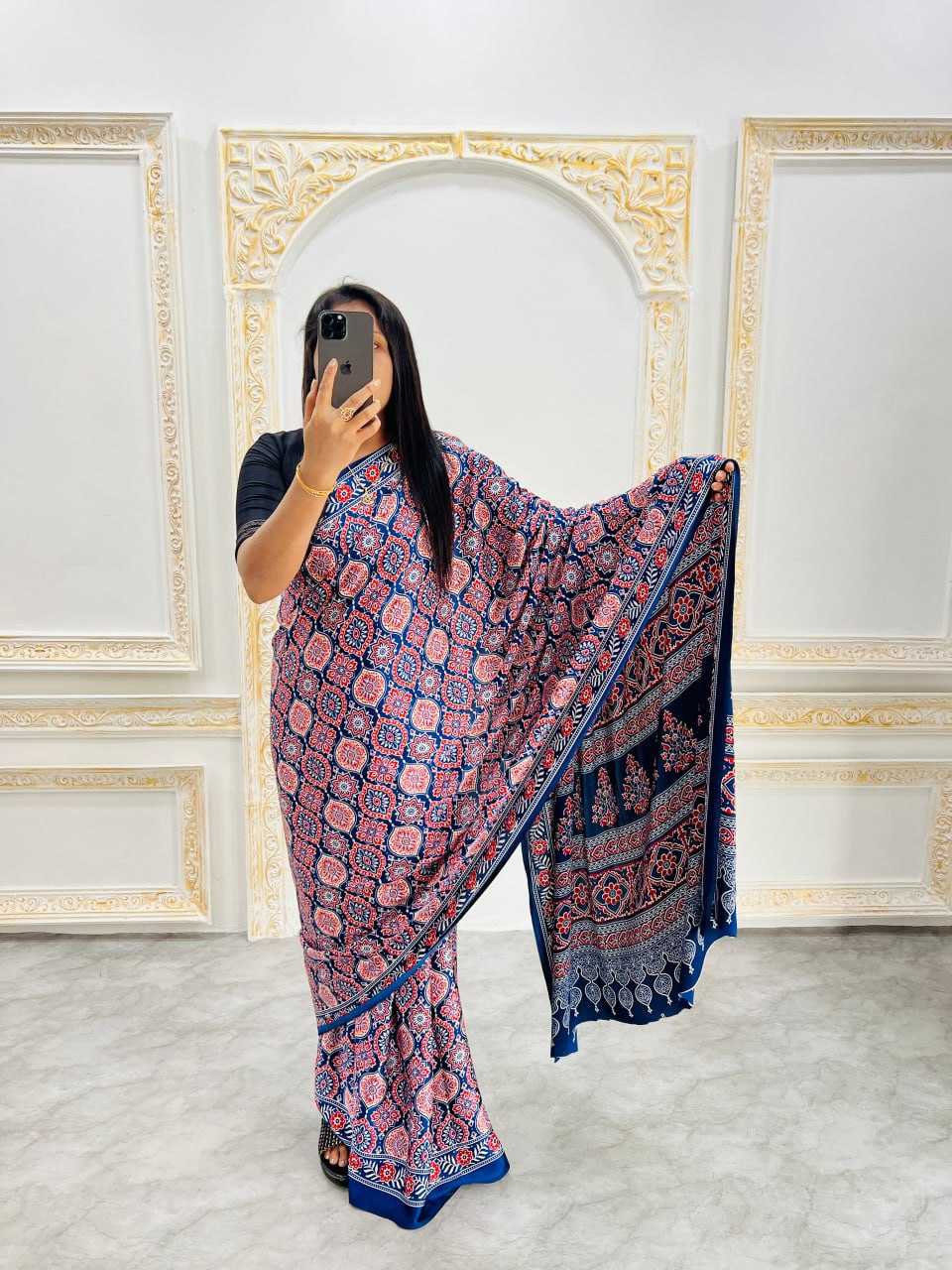 Ynf Gajji Silk RIN207 2215 Sarees Silk Sarees Wedding Collections Wholesale Ajrakh Sarees Gajji Modal Sarees Crepe Silk Saree Manufacturer