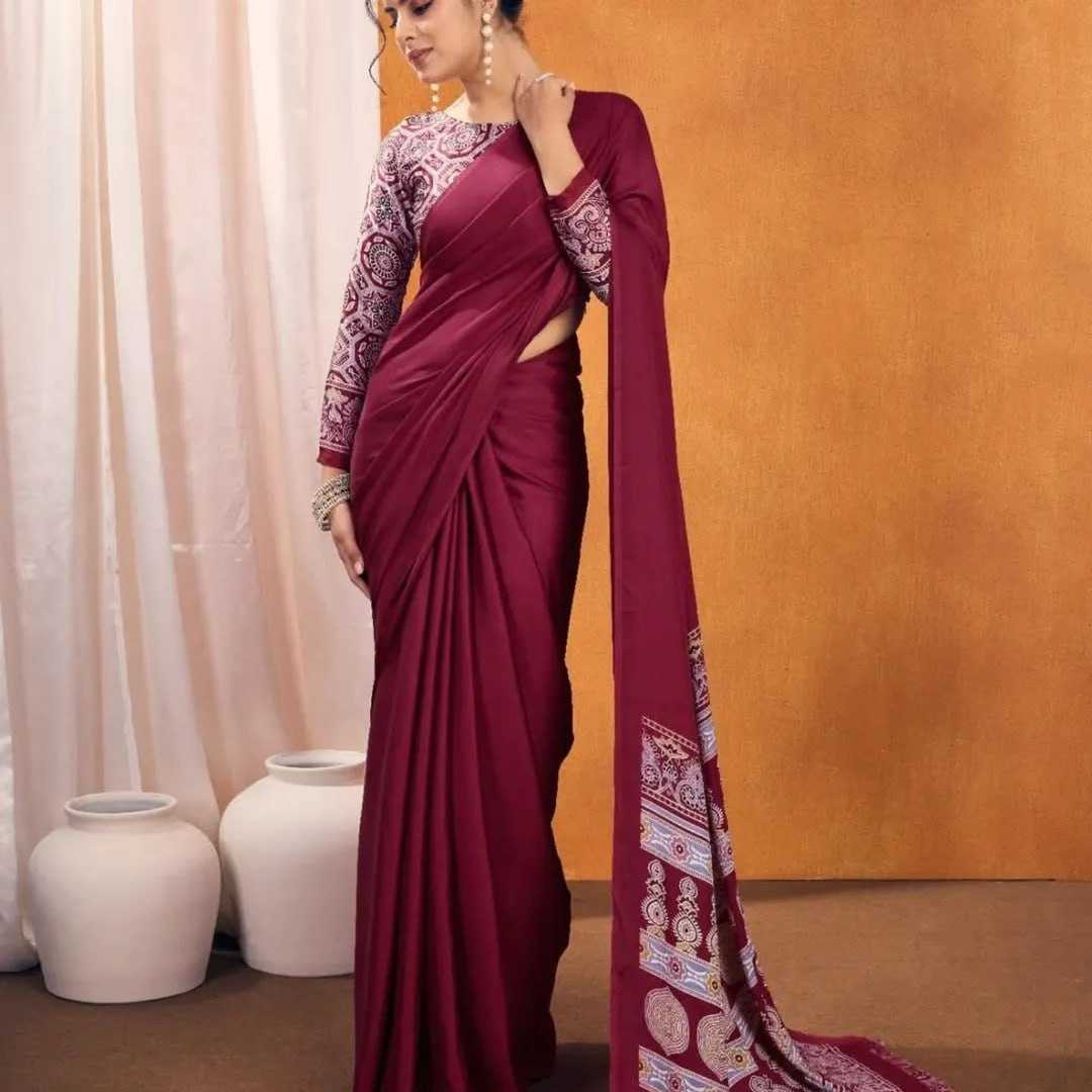 Ynf Gajji Silk RIN207 2228 Silk Sarees Wholesale Fancy Sarees Ajrakh Sarees Manufacturer