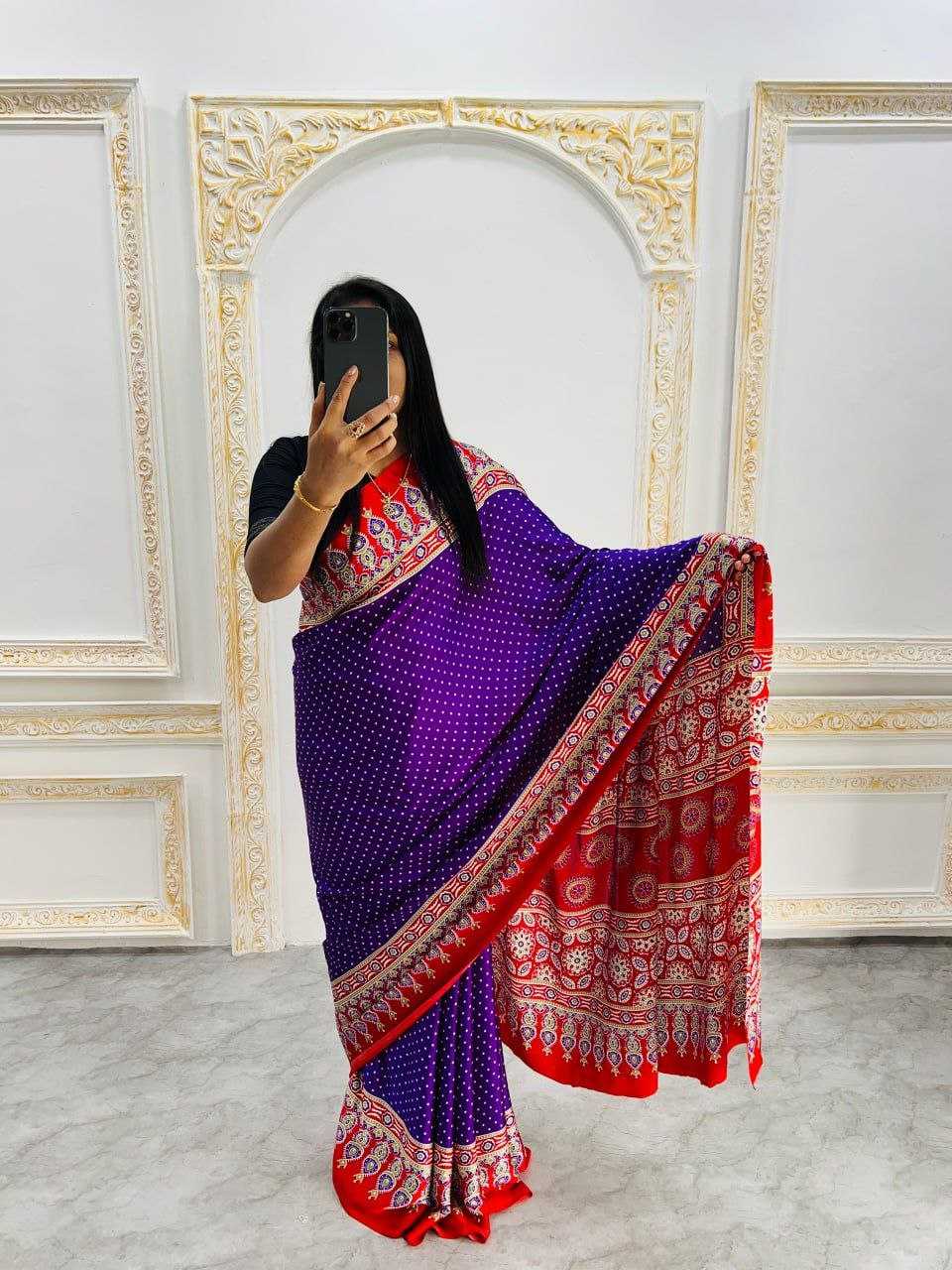 Ynf Gajji Silk RIN207 2235 Sarees Wedding Collections Festive Collections Wholesale Printed Sarees Silk Sarees Sarees With Blouse Manufacturer