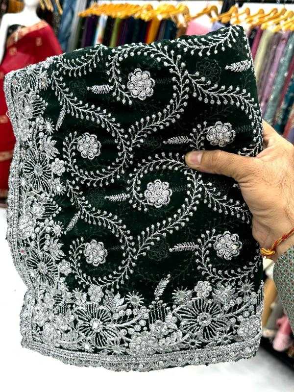 Ynf Georgette KESH114 4212 Sarees Wedding Collections Festive Collections Wholesale Georgette Sarees Embroidered Sarees Zari Border Sarees Manufacturer