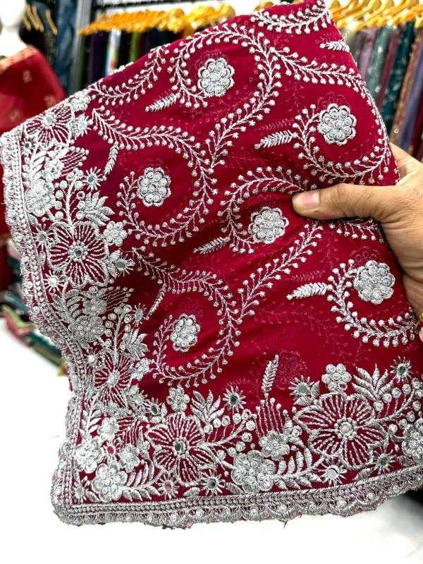 Ynf Georgette KESH114 4212 Sarees Wedding Collections Wholesale Designer Sarees Georgette Sarees Zari Border Sarees Manufacturer
