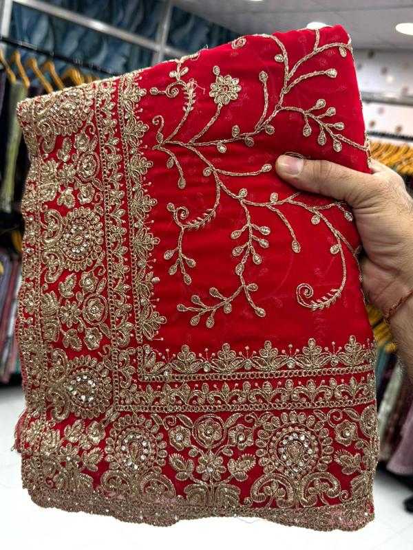 Ynf Georgette KESH114 5982 Sarees Wedding Collections Wholesale Georgette Sarees Embroidered Sarees Wedding Outfits Manufacturer