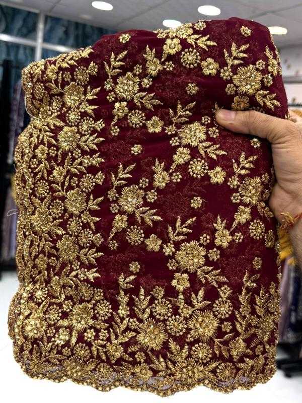 Ynf Georgette KESH114 6222 Sarees Wedding Collections Wholesale Georgette Sarees Embroidered Sarees Stone Work Saree Manufacturer