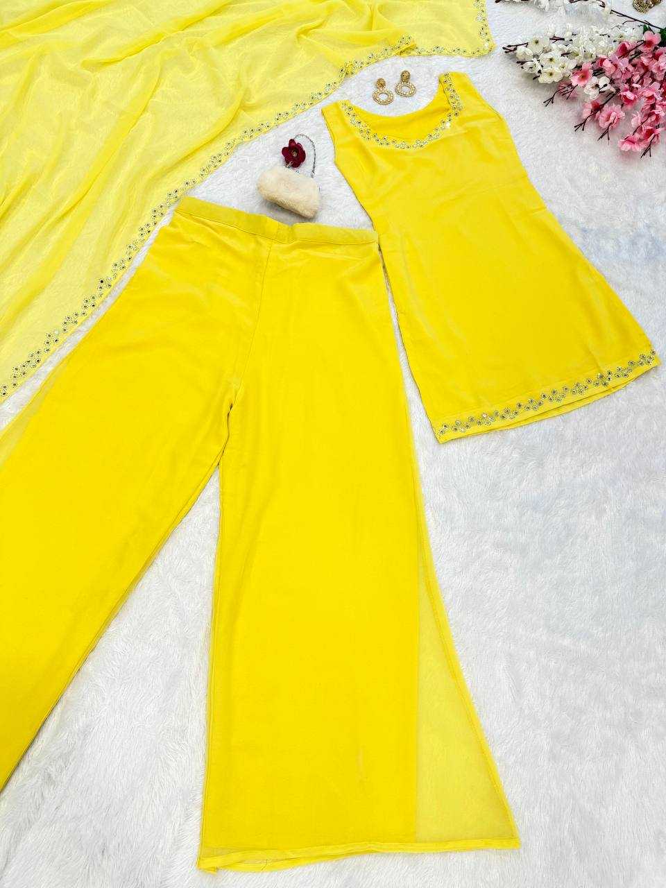 Ynf Georgette KESH154 298 Kurti Wholesale Fancy Kurti Georgette Kurti Kurti With Palazzo Manufacturer
