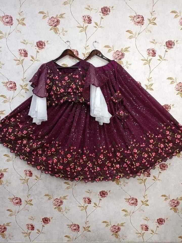 Ynf Georgette KESH493 317 Kids Wear Wholesale Kids Lehenga Kids Lehenga Choli Baby Girl Lehenga Manufacturer