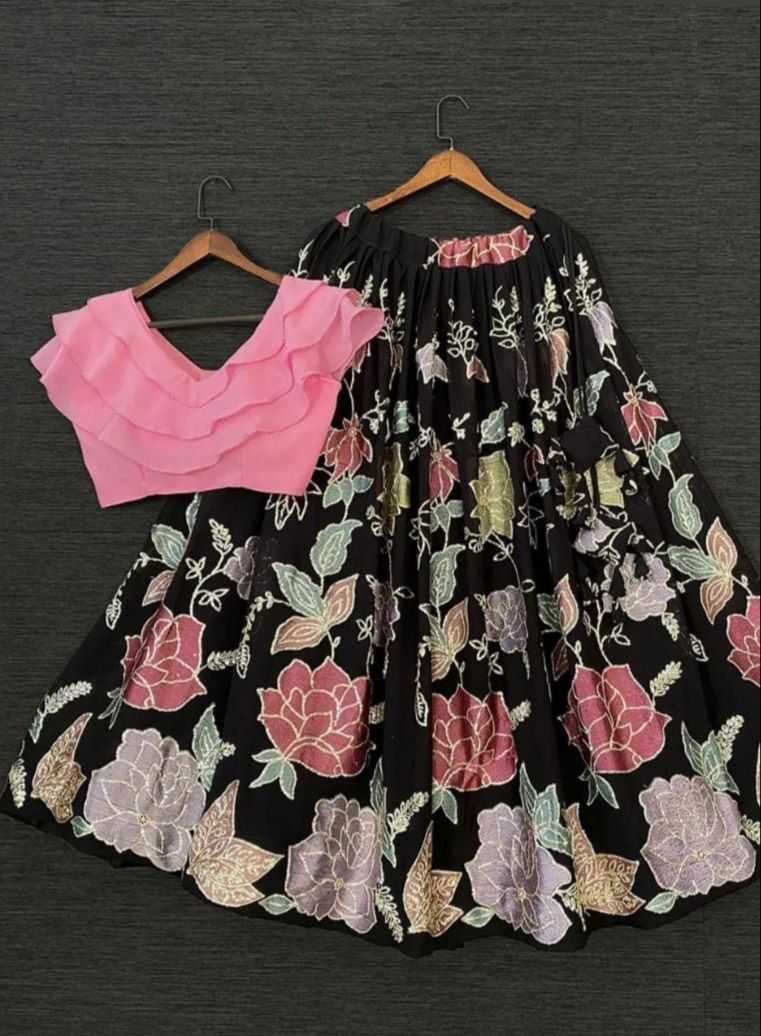 Ynf Georgette KESH493 Two Piece Kids Wear Wholesale Kids Lehenga Kids Lehenga Choli Baby Girl Lehenga Manufacturer