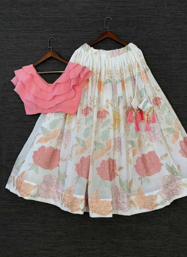 Ynf Georgette KESH493 Two Piece Kids Wear Wholesale Kids Lehenga Kids Lehenga Choli Baby Girl Lehenga Manufacturer