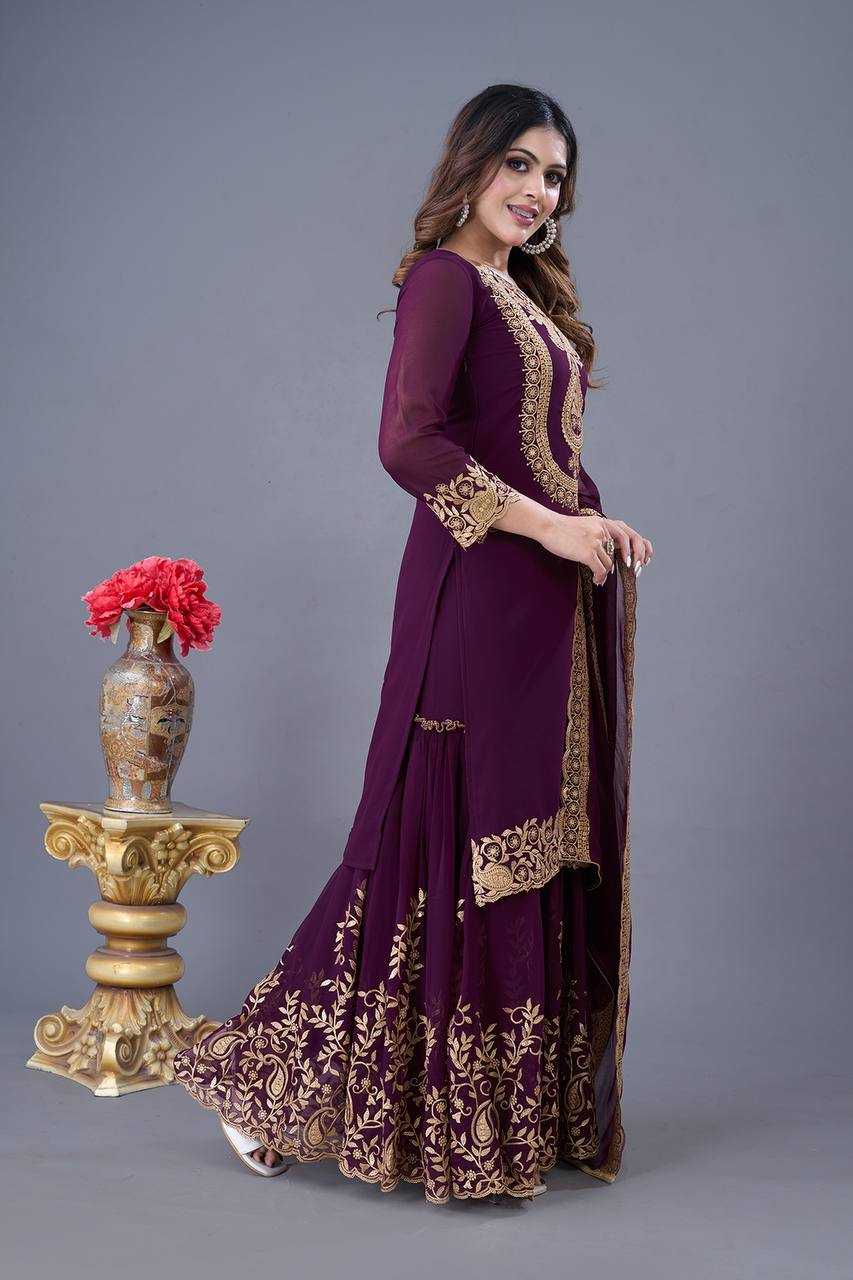 Ynf Georgette KESH499 5242 Suits & Dresses Wholesale Ladies Suits Sharara Salwar Suits Wedding Suits Manufacturer
