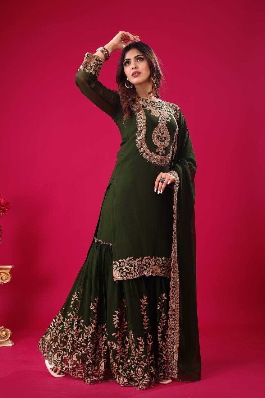 Ynf Georgette KESH499 5242 Suits & Dresses Wholesale Ladies Suits Sharara Salwar Suits Wedding Suits Manufacturer