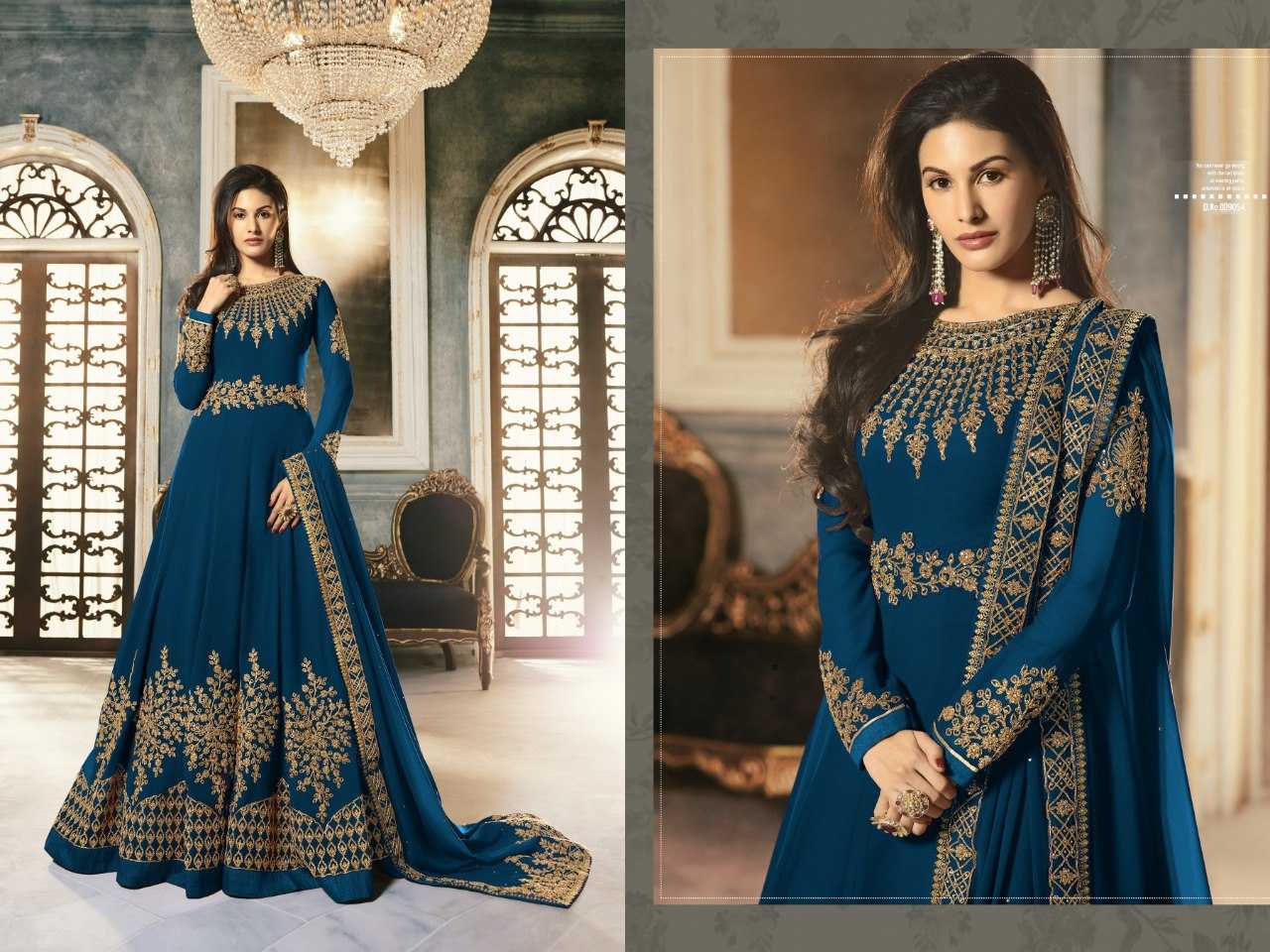 Ynf Georgette KESH504 009054 Suits & Dresses Bollywood Collections Wholesale Georgette Suit Designer Suits Amyra Dastur Collection Manufacturer