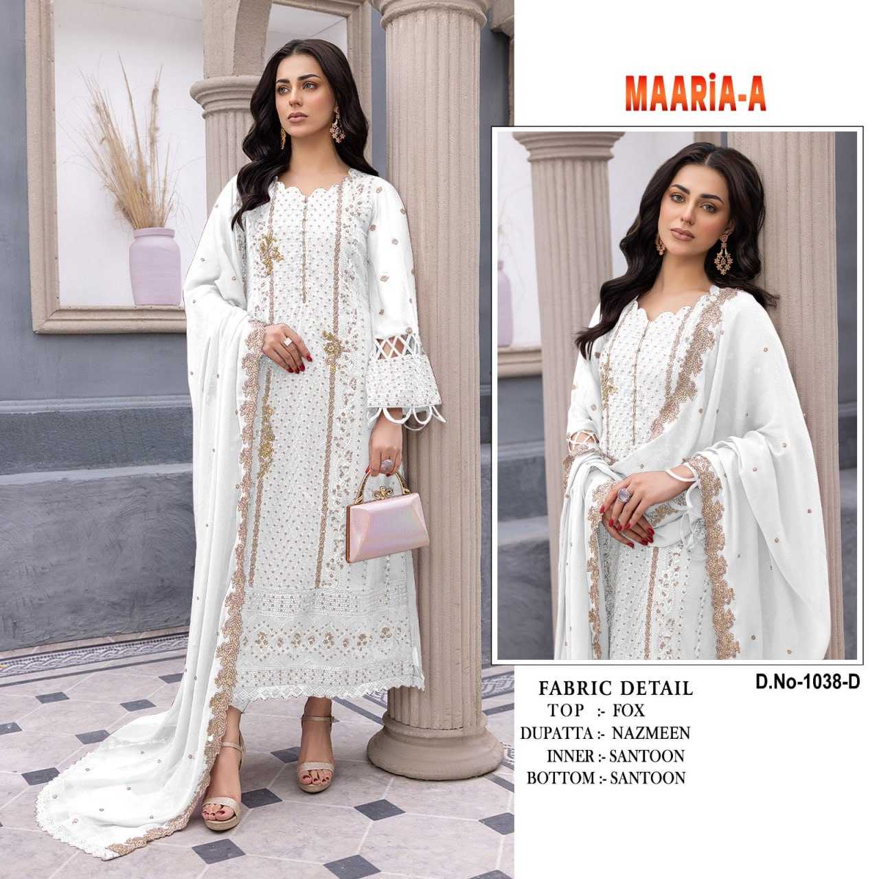 Ynf Georgette KESH504 1038 Suits & Dresses Islamic Clothing Wholesale Pakistani Suits Georgette Suit Semi-Stitched Suits Manufacturer