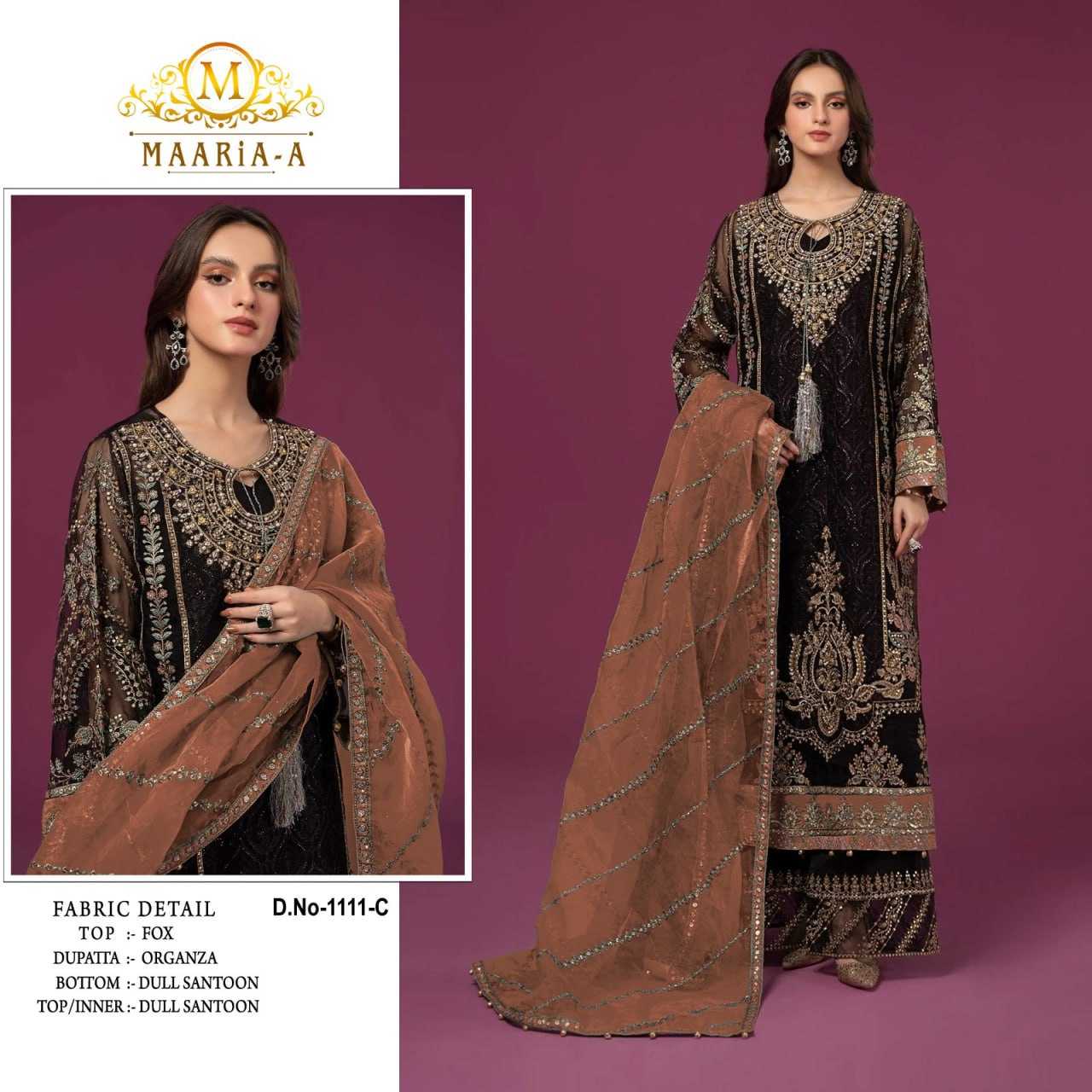 Ynf Georgette KESH504 1111 Suits & Dresses Islamic Clothing Wholesale Pakistani Suits Georgette Suit Semi-Stitched Suits Manufacturer