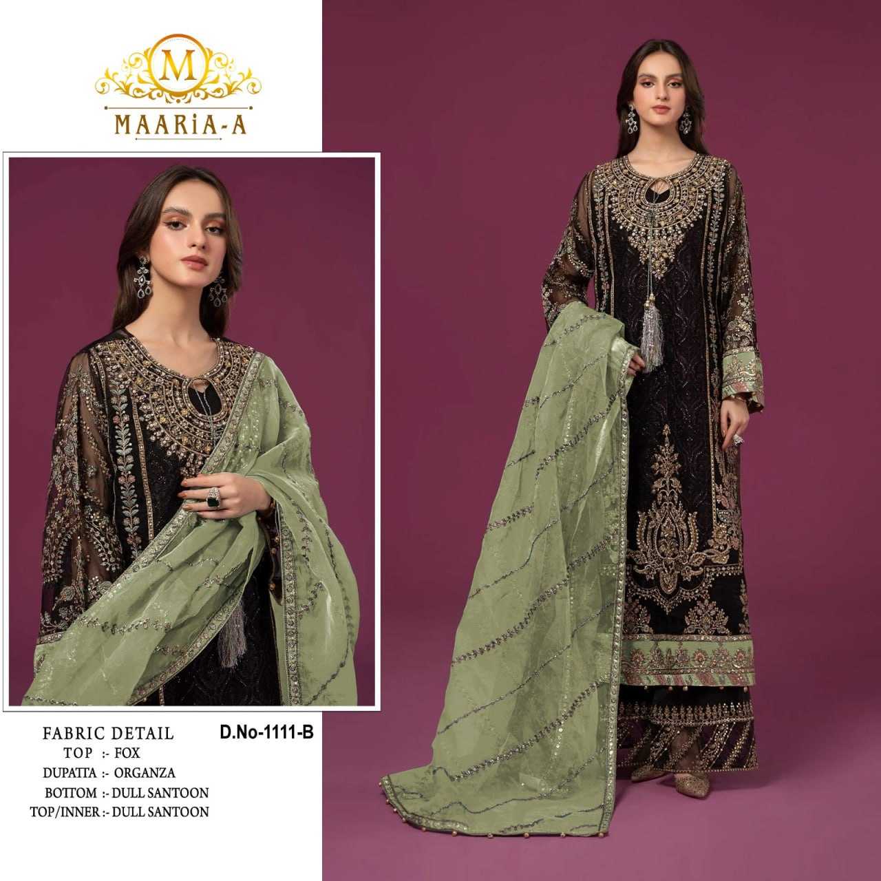 Ynf Georgette KESH504 1111 Suits & Dresses Islamic Clothing Wholesale Pakistani Suits Georgette Suit Semi-Stitched Suits Manufacturer