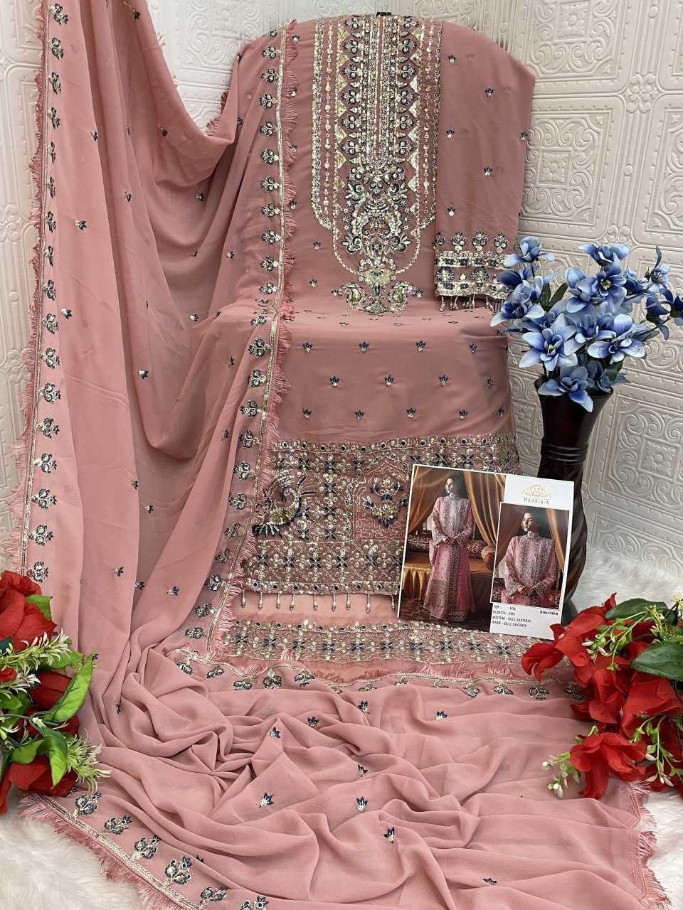 Ynf Georgette KESH504 1149 Suits & Dresses Islamic Clothing Wholesale Pakistani Suits Embroidery Suits Georgette Suit Manufacturer
