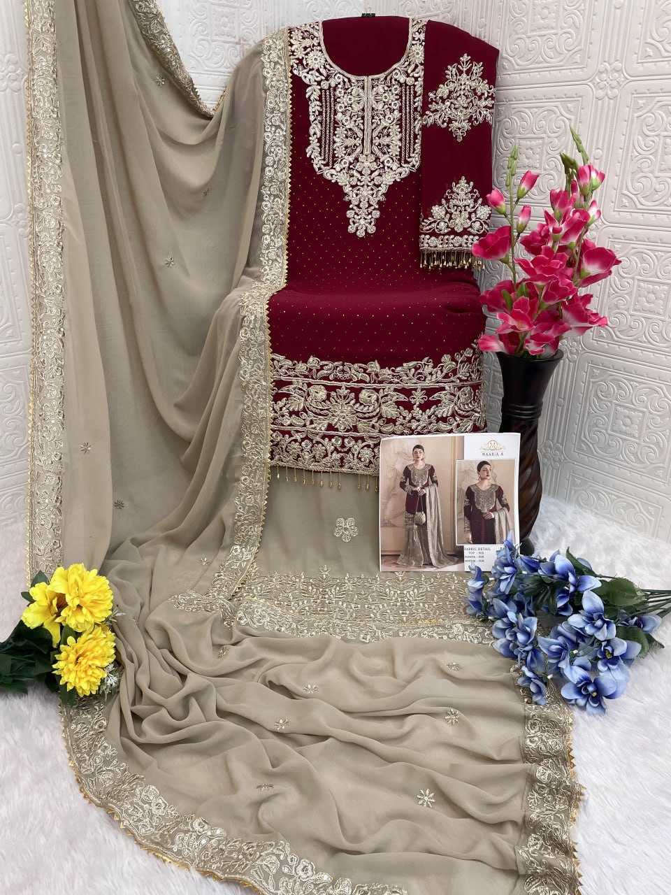 Ynf Georgette KESH504 1155 Suits & Dresses Islamic Clothing Wholesale Sharara Salwar Suits Pakistani Suits Georgette Suit Manufacturer