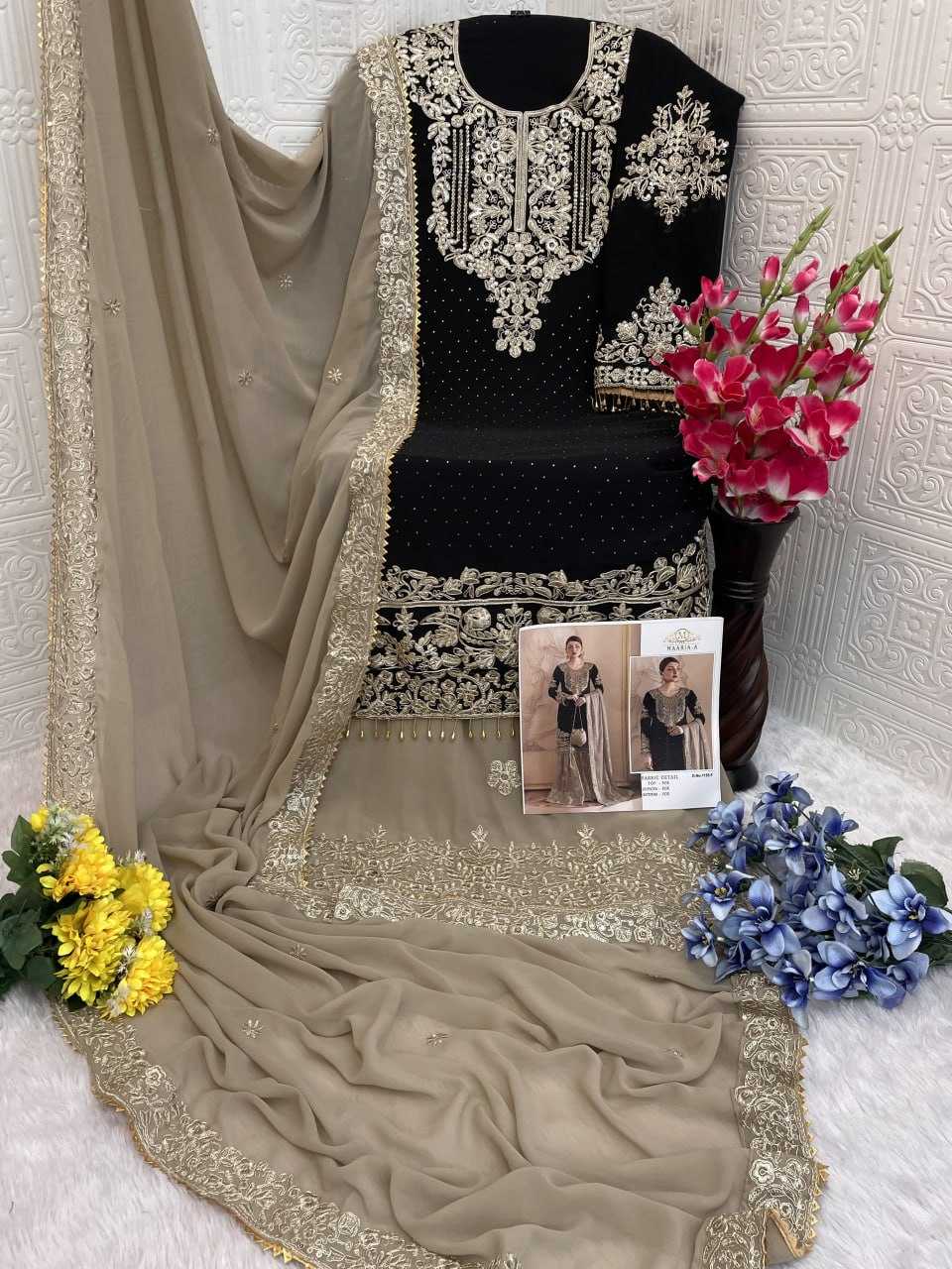 Ynf Georgette KESH504 1155 Suits & Dresses Islamic Clothing Wholesale Sharara Salwar Suits Pakistani Suits Georgette Suit Manufacturer