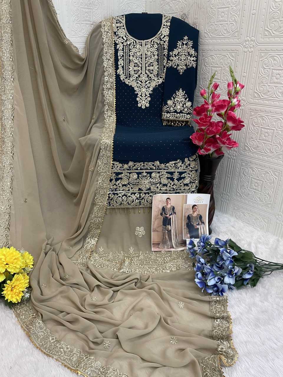 Ynf Georgette KESH504 1155 Suits & Dresses Islamic Clothing Wholesale Sharara Salwar Suits Pakistani Suits Georgette Suit Manufacturer