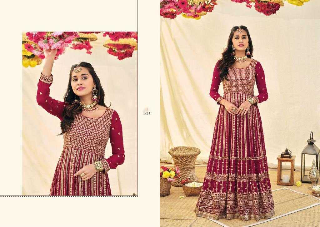 Ynf Georgette KESH504 1417 Suits & Dresses Wholesale Anarkali Suits Semi Stitched Suits Semi-Stitched Suits Manufacturer