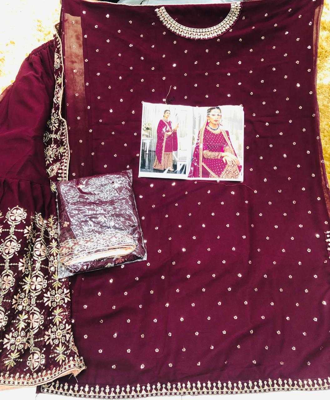 Ynf Georgette KESH504 1448 Suits & Dresses Wholesale Georgette Suit Semi Stitched Suits Semi-Stitched Suits Manufacturer