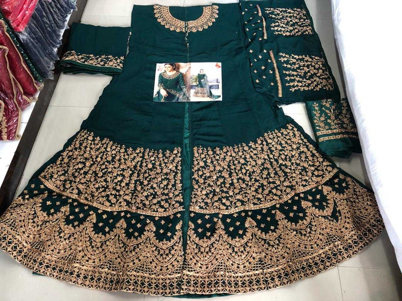 Ynf Georgette KESH504 3803 Suits & Dresses Wholesale Georgette Suit Semi Stitched Suits Semi-Stitched Suits Manufacturer