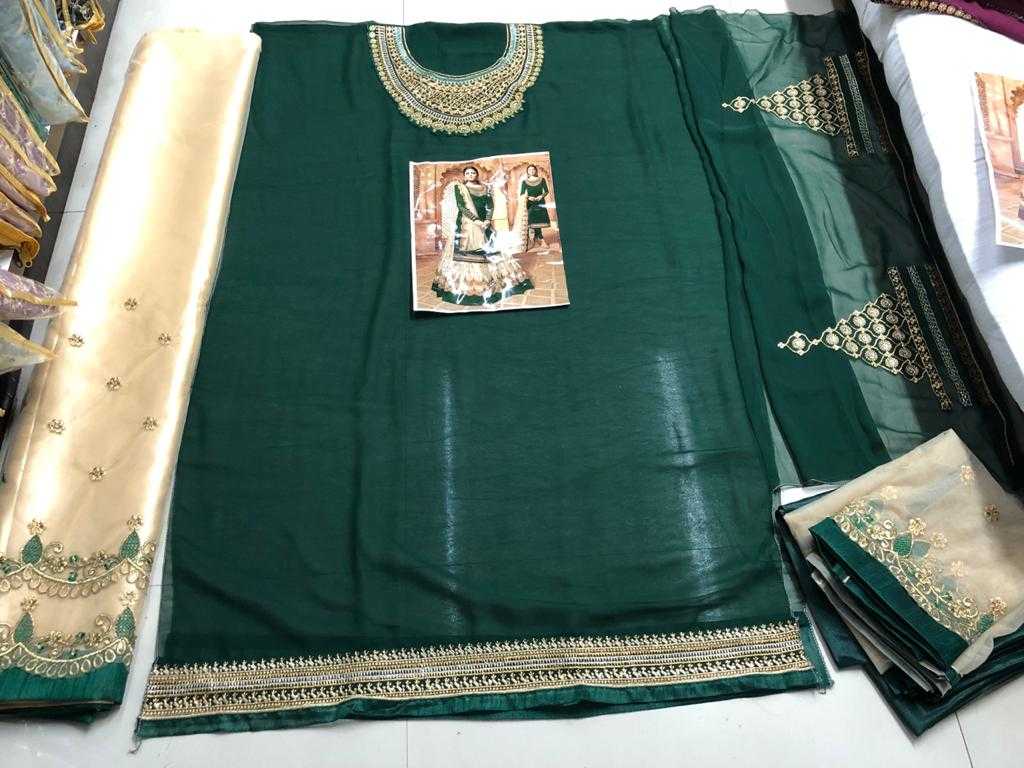 Ynf Georgette KESH504 3907 Suits & Dresses Wholesale Georgette Suit Semi Stitched Suits Semi-Stitched Suits Manufacturer