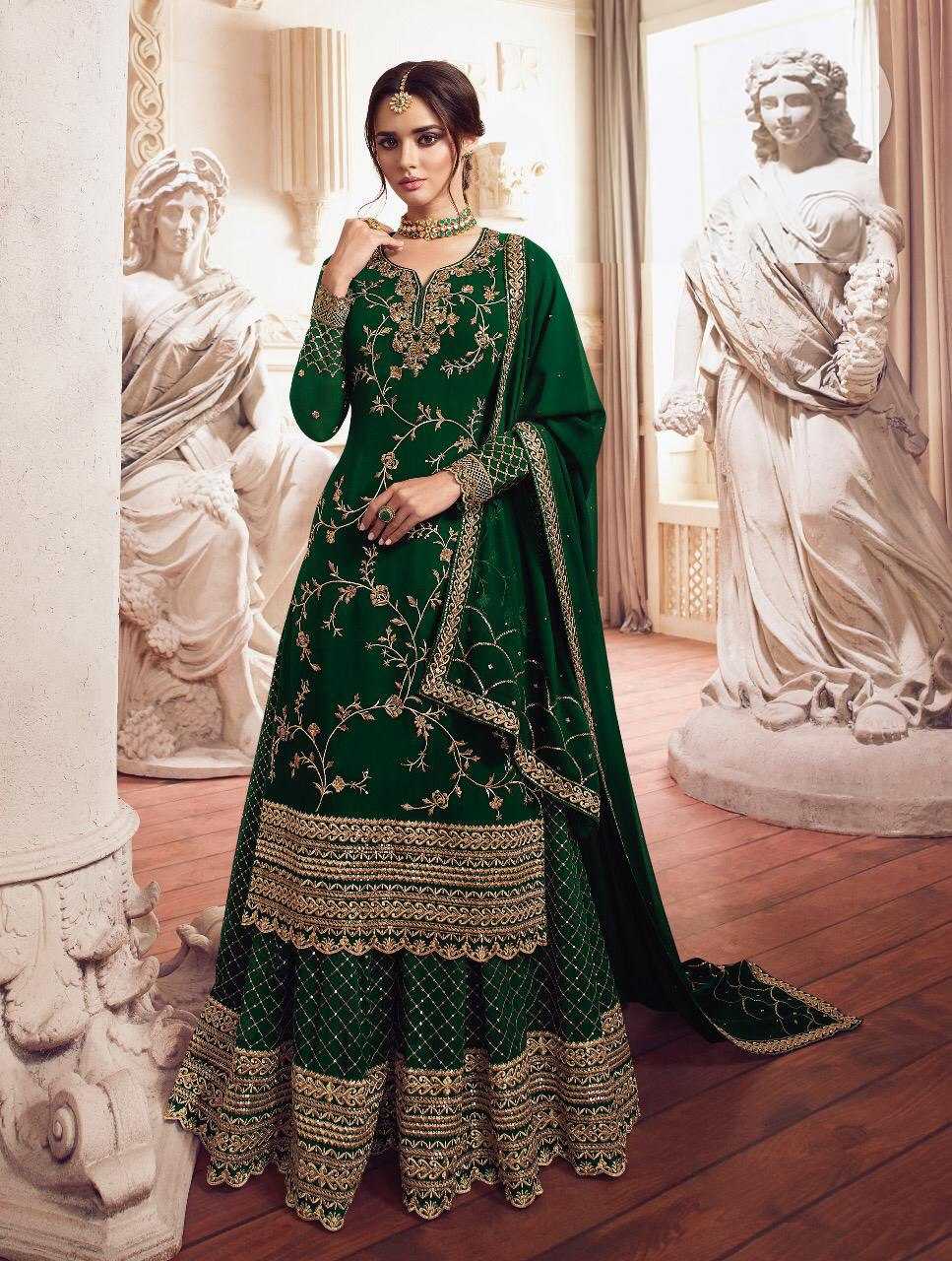 Ynf Georgette KESH504 4902 Suits & Dresses Wholesale Georgette Suit Semi Stitched Suits Semi-Stitched Suits Manufacturer