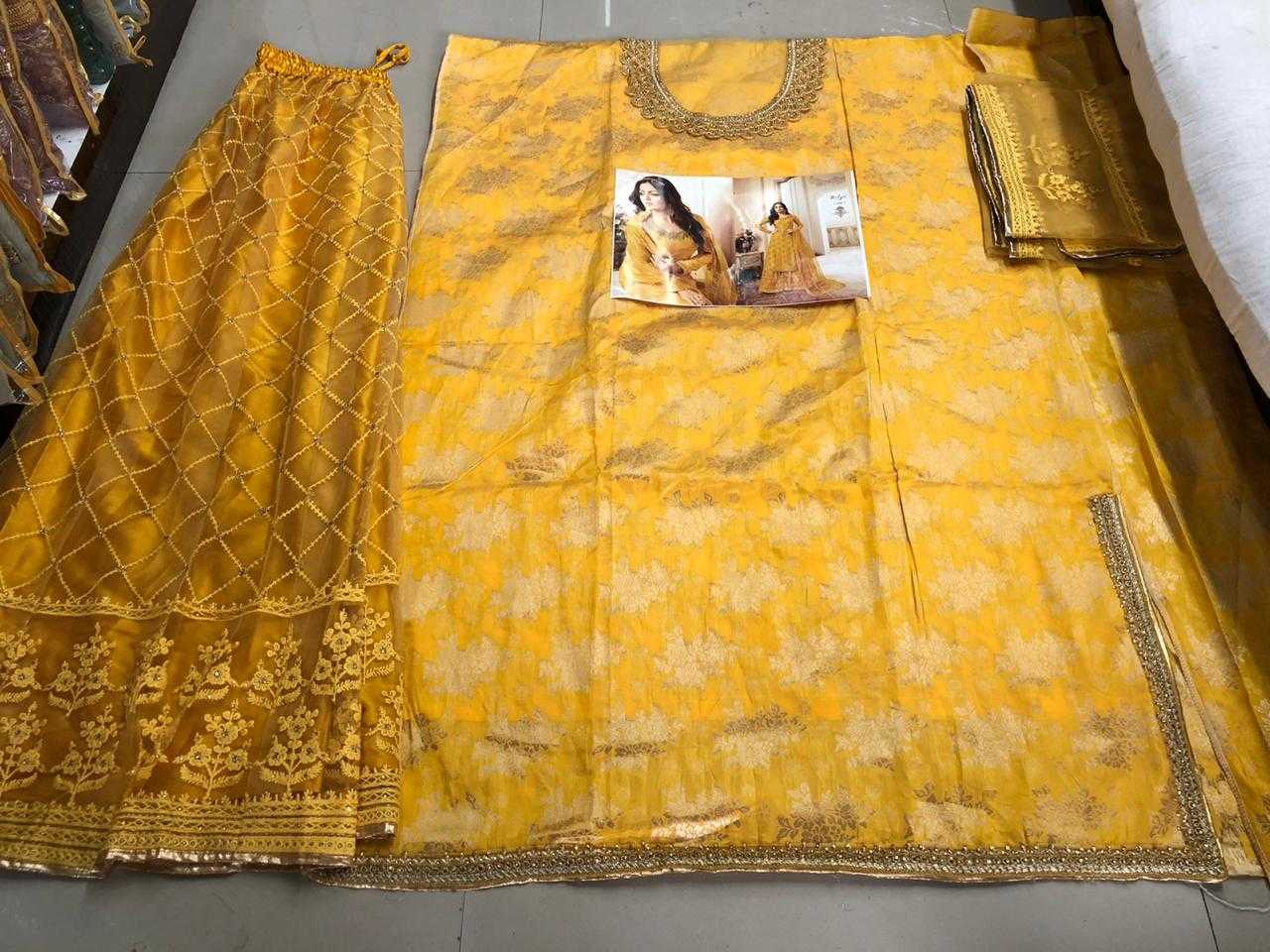 Ynf Georgette KESH504 5401 Suits & Dresses Wholesale Georgette Suit Semi Stitched Suits Semi-Stitched Suits Manufacturer