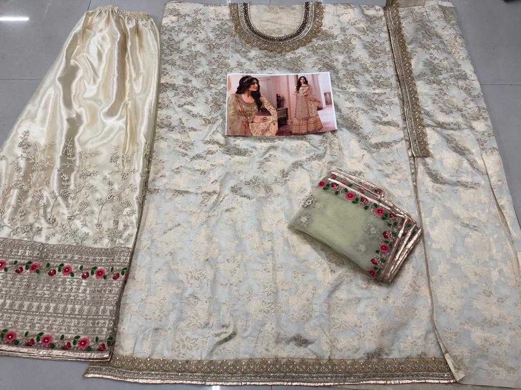 Ynf Georgette KESH504 5401 Suits & Dresses Wholesale Georgette Suit Semi Stitched Suits Semi-Stitched Suits Manufacturer